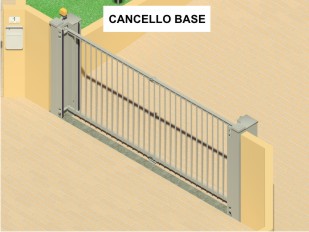 cancello alzata "THE KINDLY GATE" versione base cancello alzata base