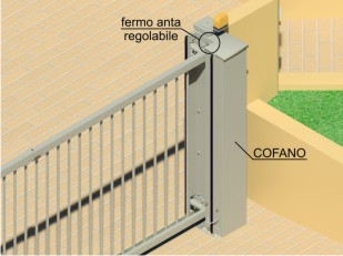 fermo meccanico dell'anta speciale bilanciata ad alzata verticale cancello alzata fermo anta