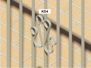 particolare decoro KD4 decoro KD4 cancello alzata verticale