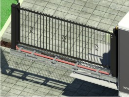guarda il video riguardo il trasporto del cancello ad alzata bilanciato in soluzione ELCEN-BLOK CARELLATO, il monoblocco carrellato gia pronto per la posa cancello ad alzata monoblocco carrellato