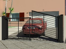 kindly gate versione horizontal closing 