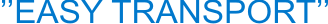 EASY TRANSPORT arial blu